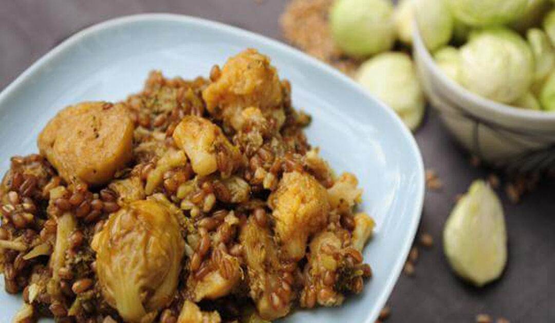 Barley Stew With Brussels Sprouts