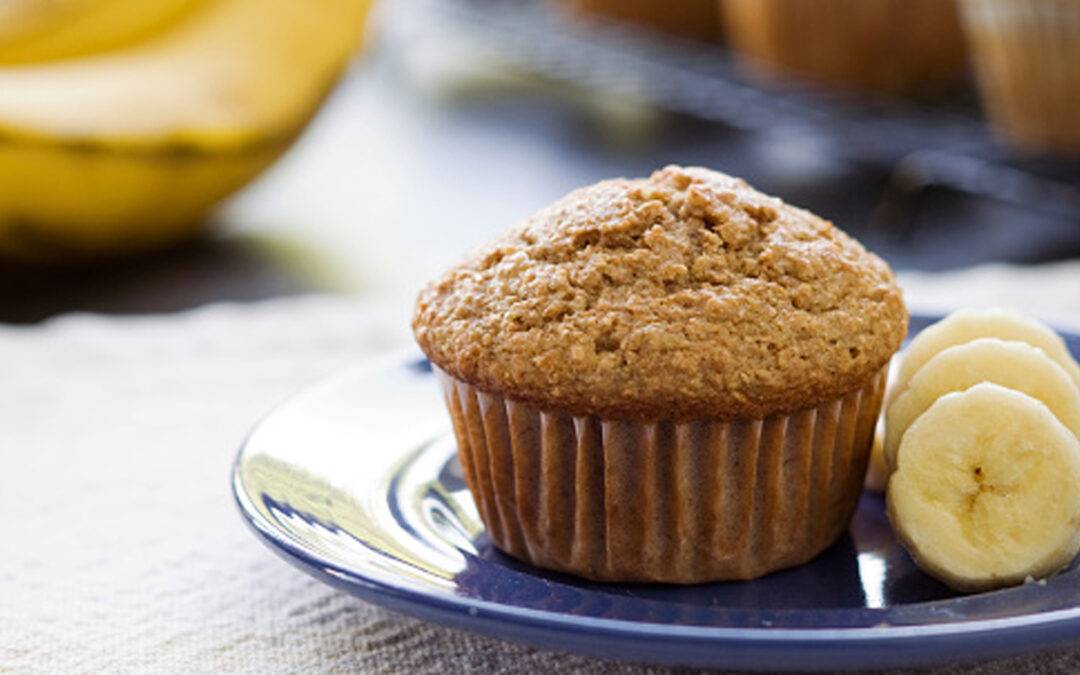 Oatmeal Banana Muffins (Vegan)