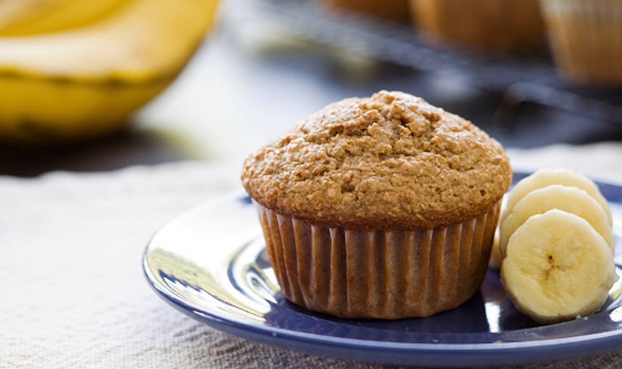 Oatmeal Banana Muffins (Vegan)