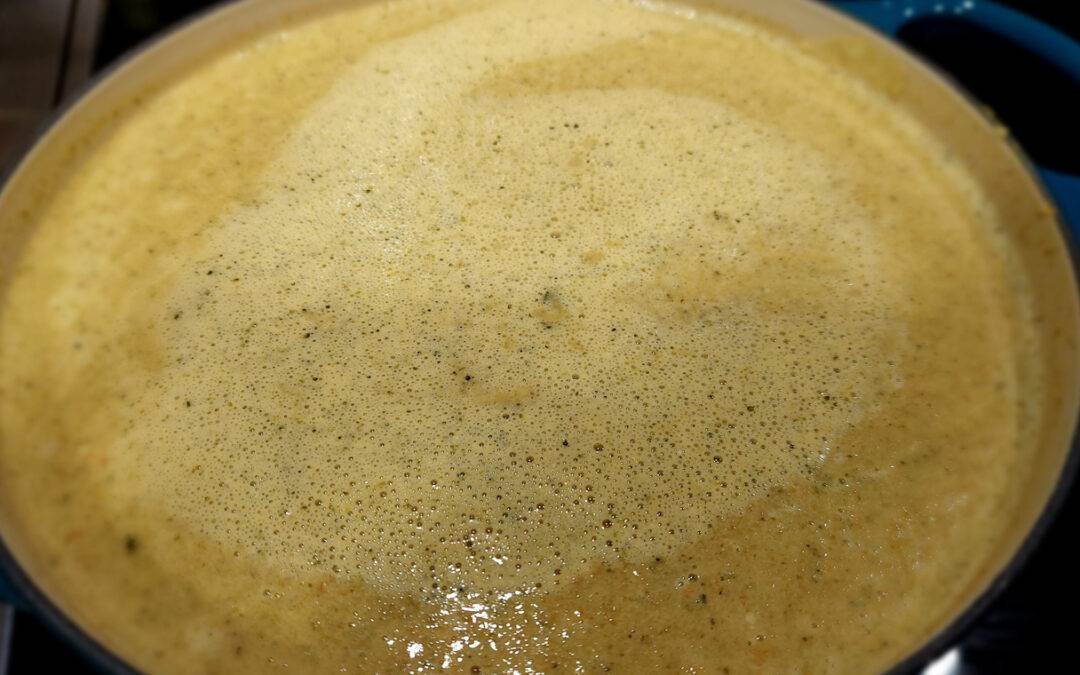 Healthy Broccoli Cheddar Soup